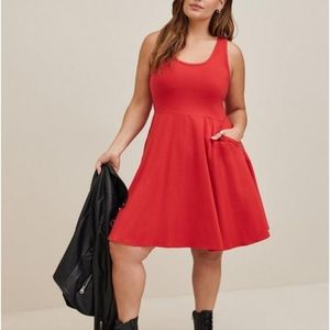 Torrid Mini Foxy Skater Dress